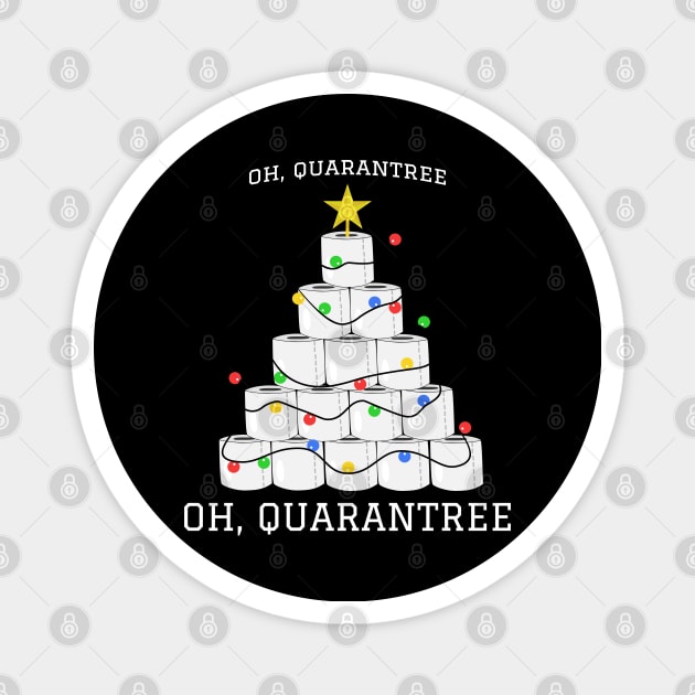 Oh Quarantree Toilet Paper Tree Funny Christmas 2020 Magnet by patcave